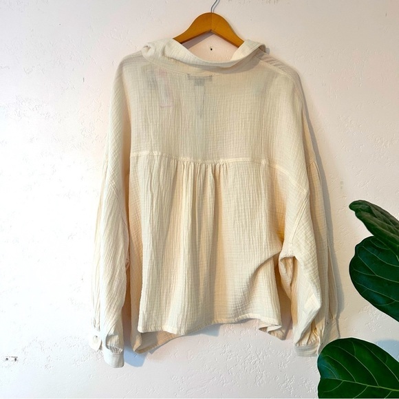 SANCTUARY Kiera Cotton Gauze Jacket Muslin Size 3X NWT - Picture 9 of 15